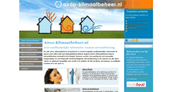 Desktop Screenshot of airco-klimaatbeheer.nl